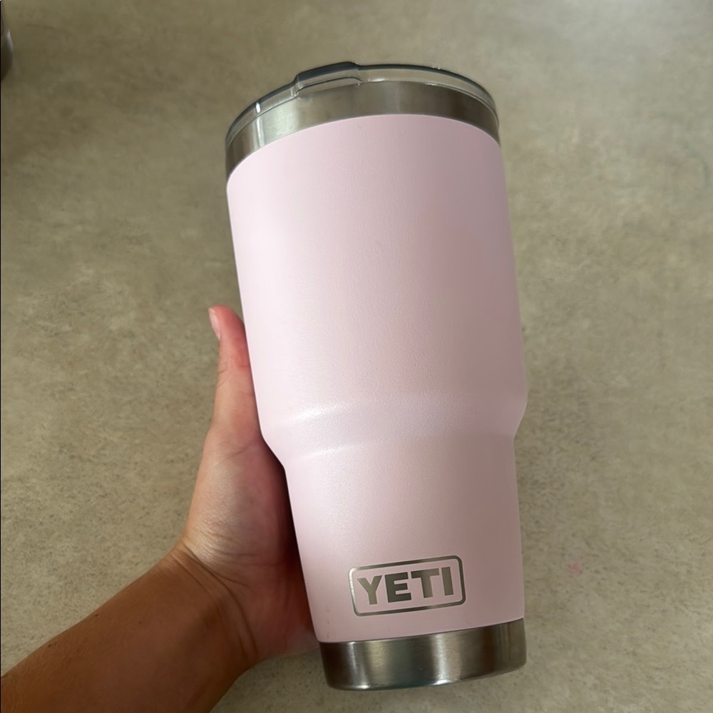 YETI Light Pink Stainless Steel Tumbler